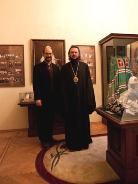 Брат Адальберто Майнарди и епископ Гатчинский Амвросий